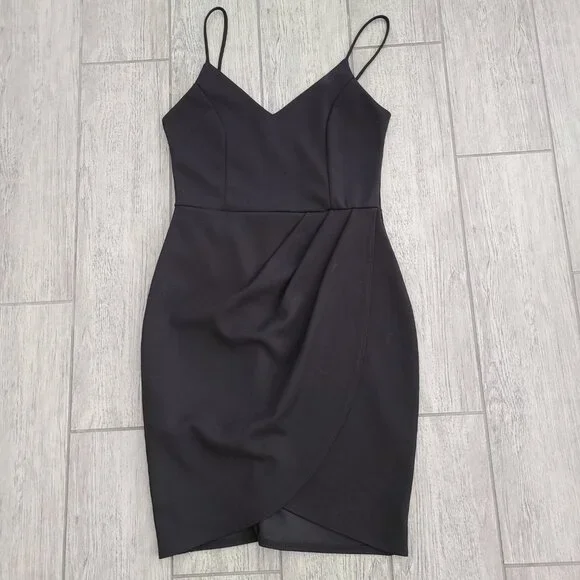 Lulus bodycon dress black women's medium - Picture 4 of 14